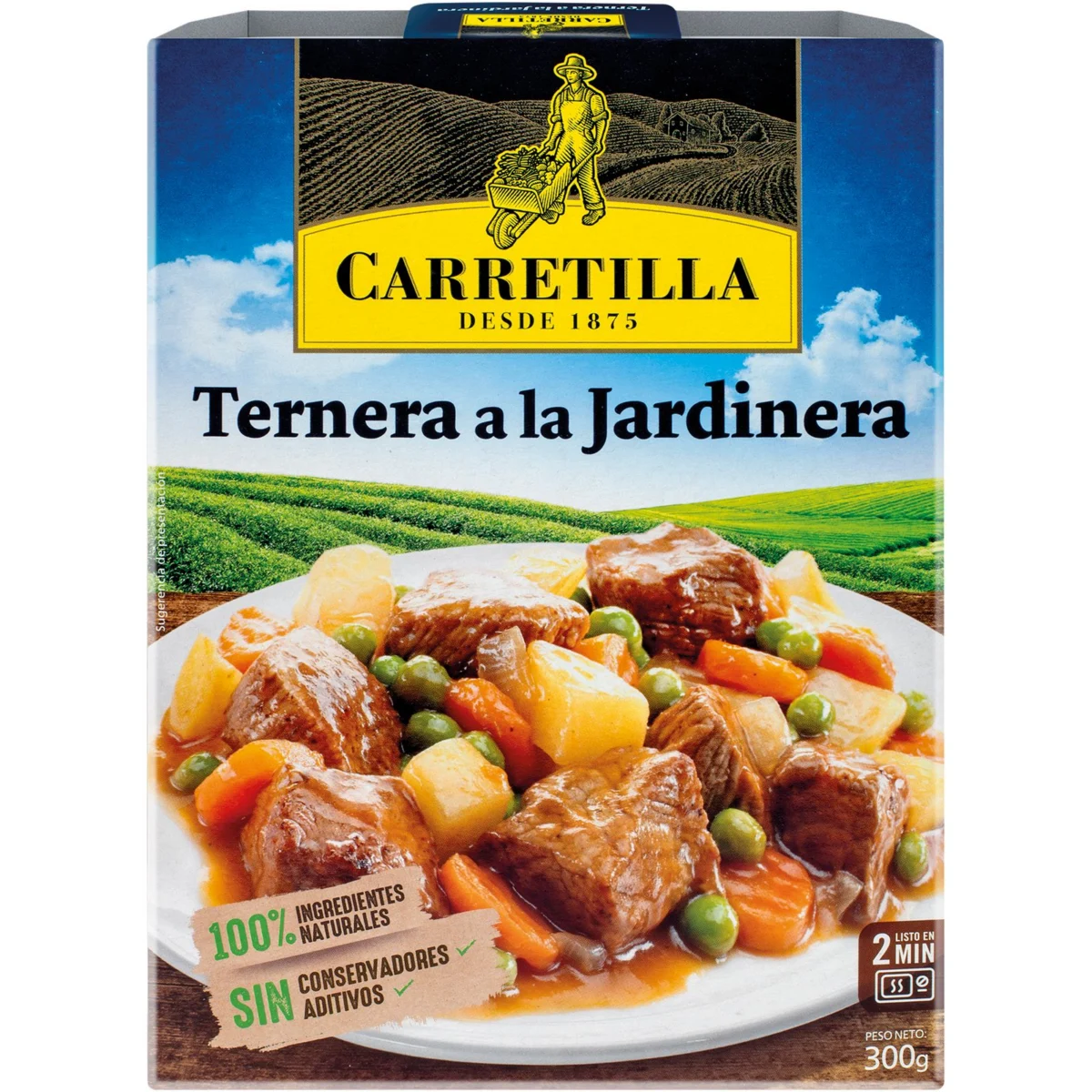 Vedella a la jardinera Carretilla