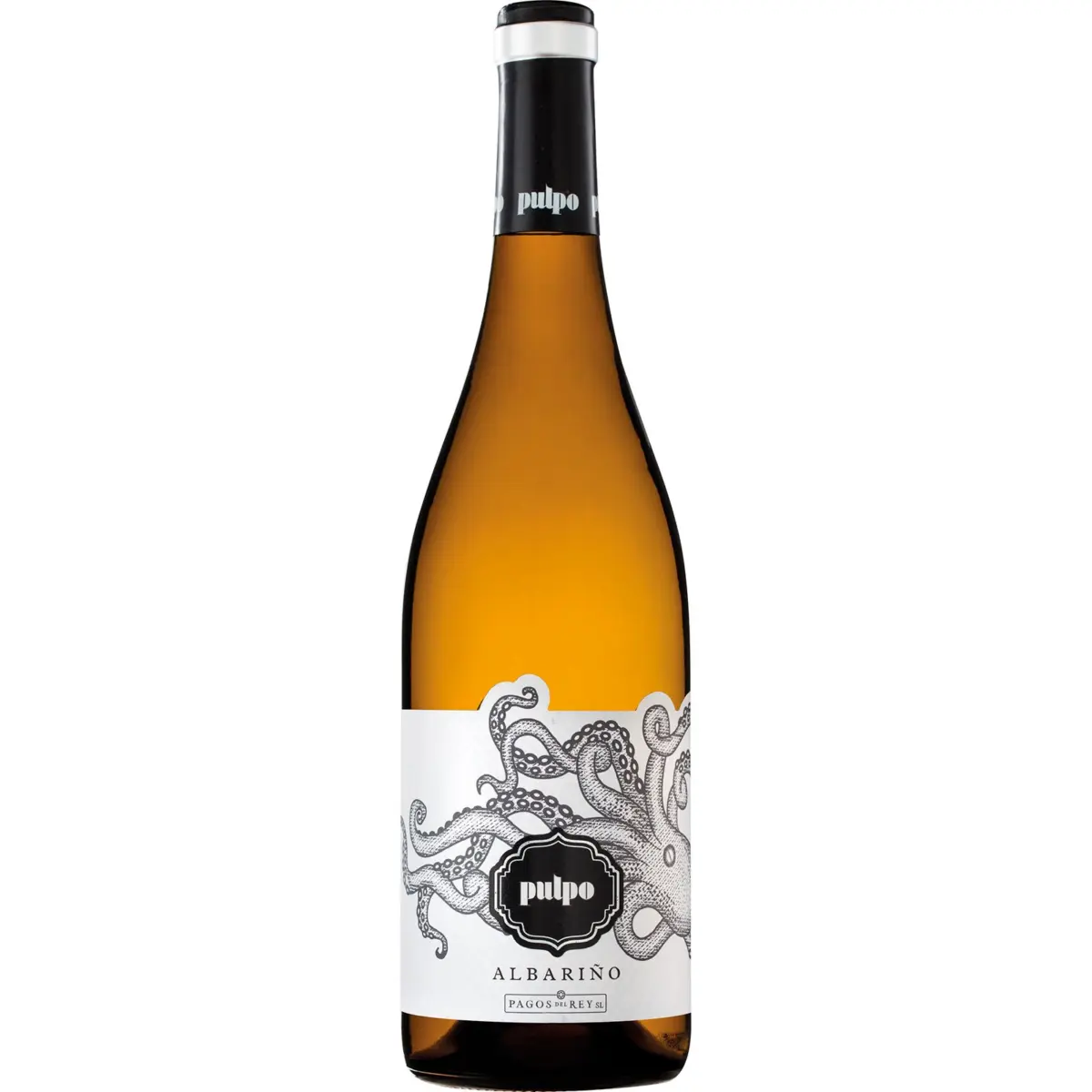 Vino Blanco Albariño D.O. Rías Baixas Pulpo