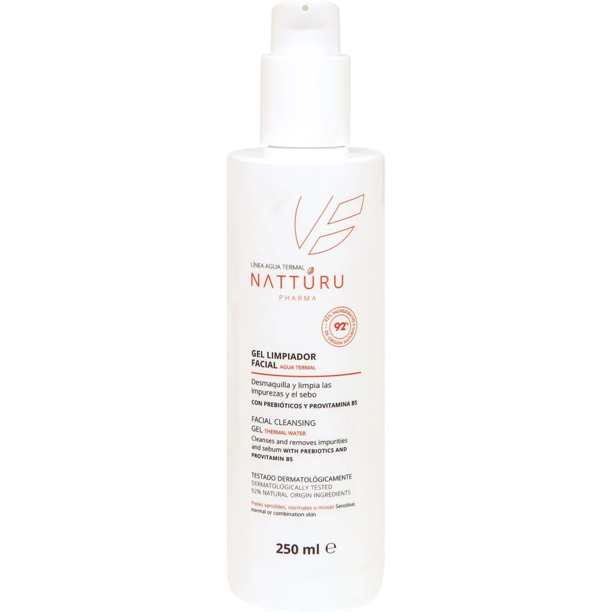 Facial Cleansing Gel, Thermal Water Line Natturu Phar