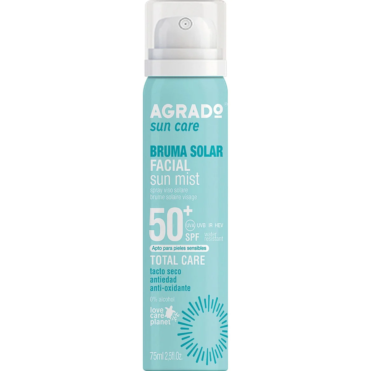 Bruma Facial Solar SPF 50+ Agrado