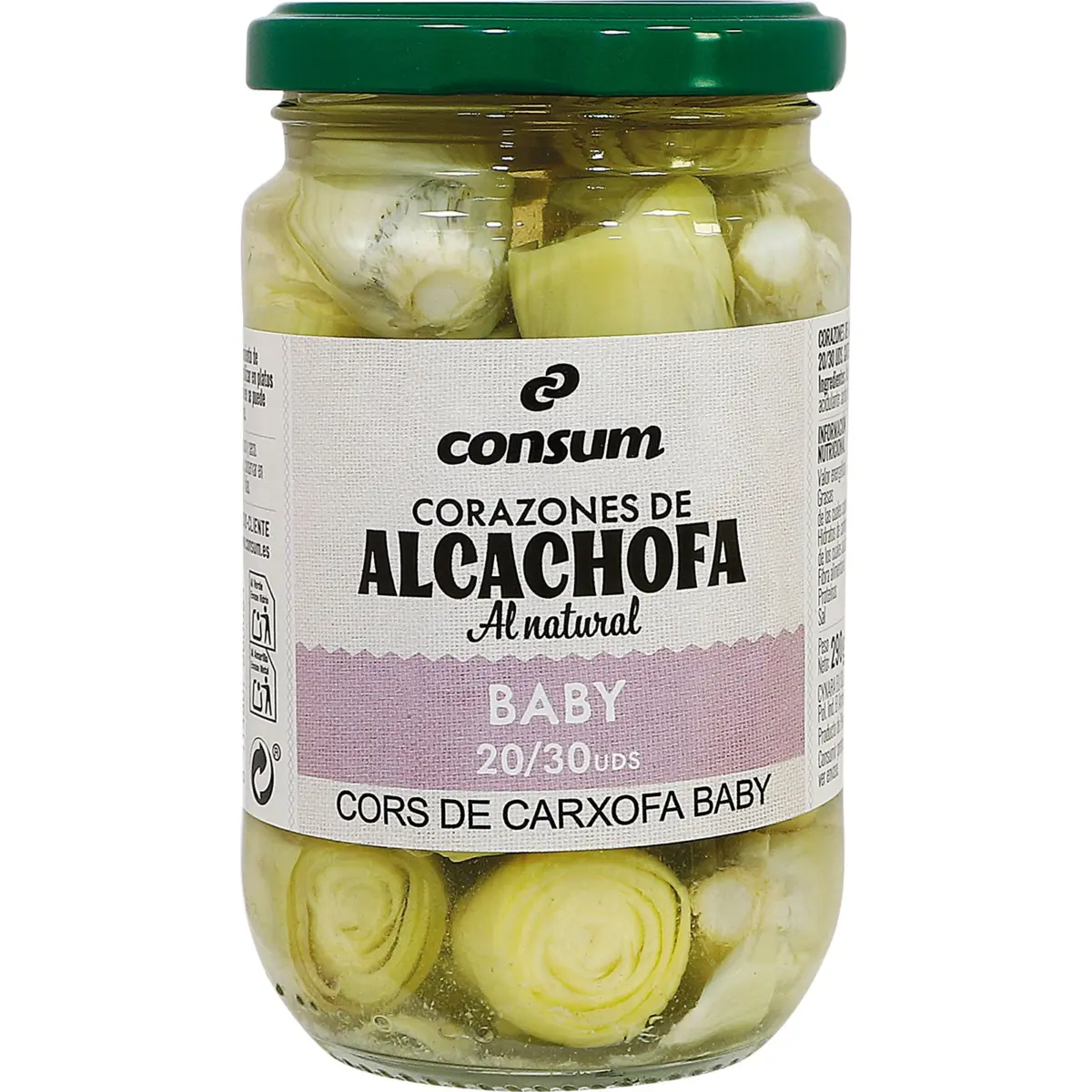 Cors de carxofa 20/30 unitats Consum
