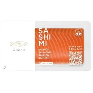 Lachs-Sashimi Gimar