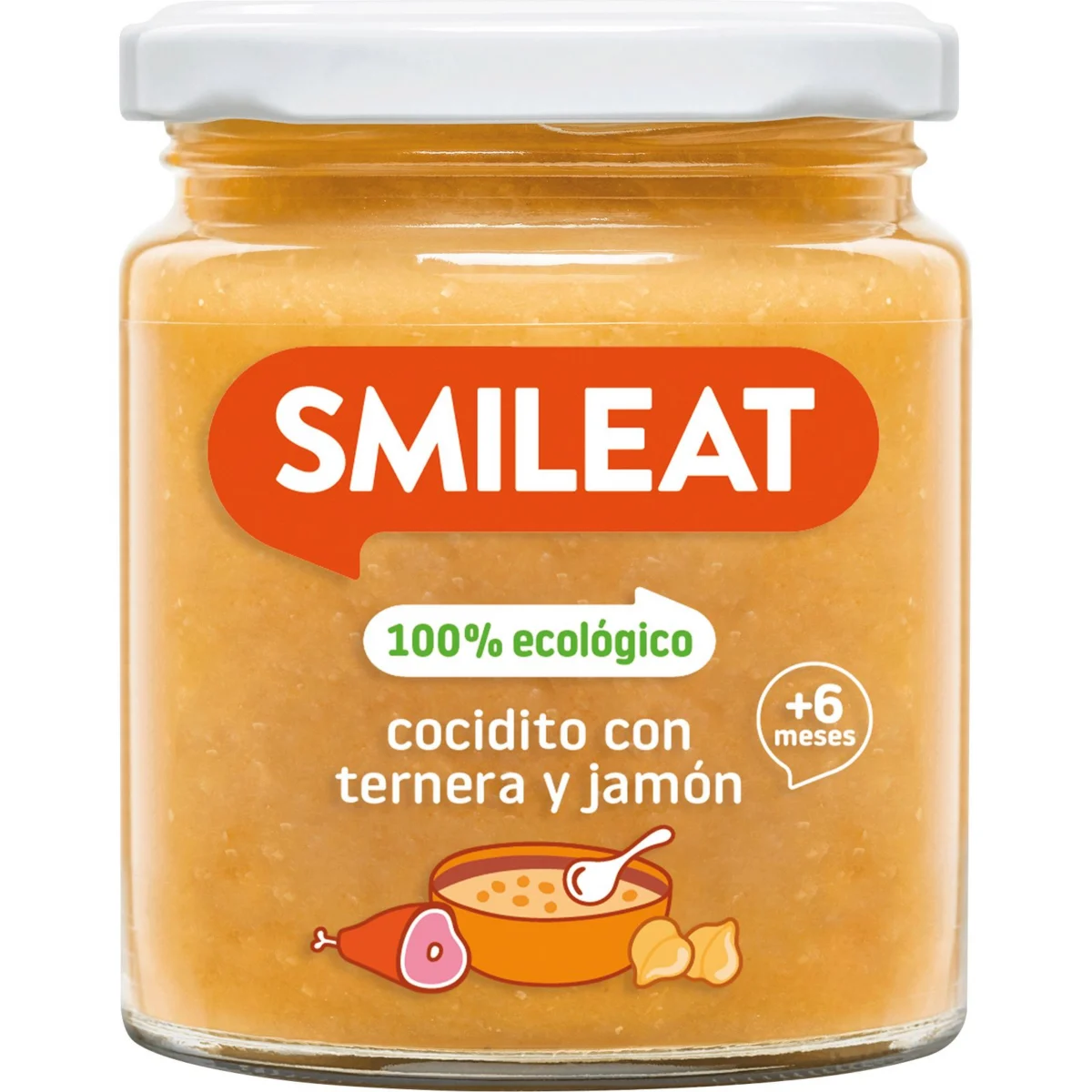 Tarrito Cocidito con Ternera y Jamón Smileat