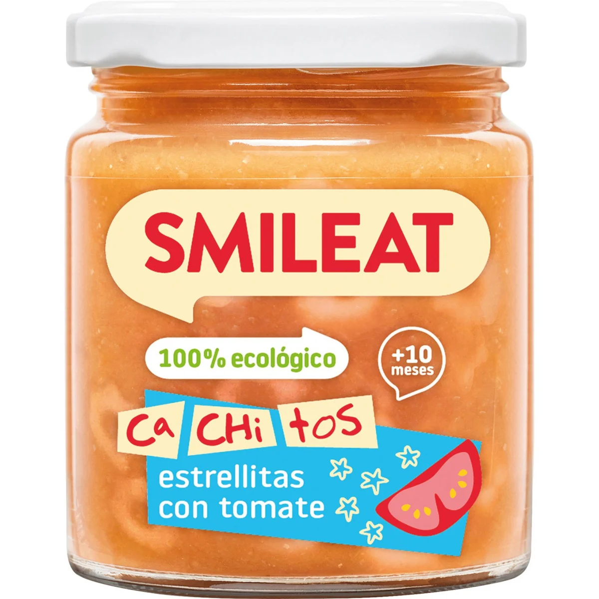 Детское пюре Cachitos с макаронами и томатом Smileat