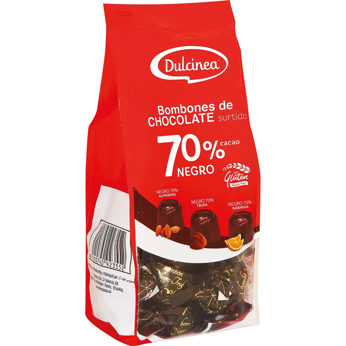 Assorted Chocolates 70% Cocoa Bag Dulcinea