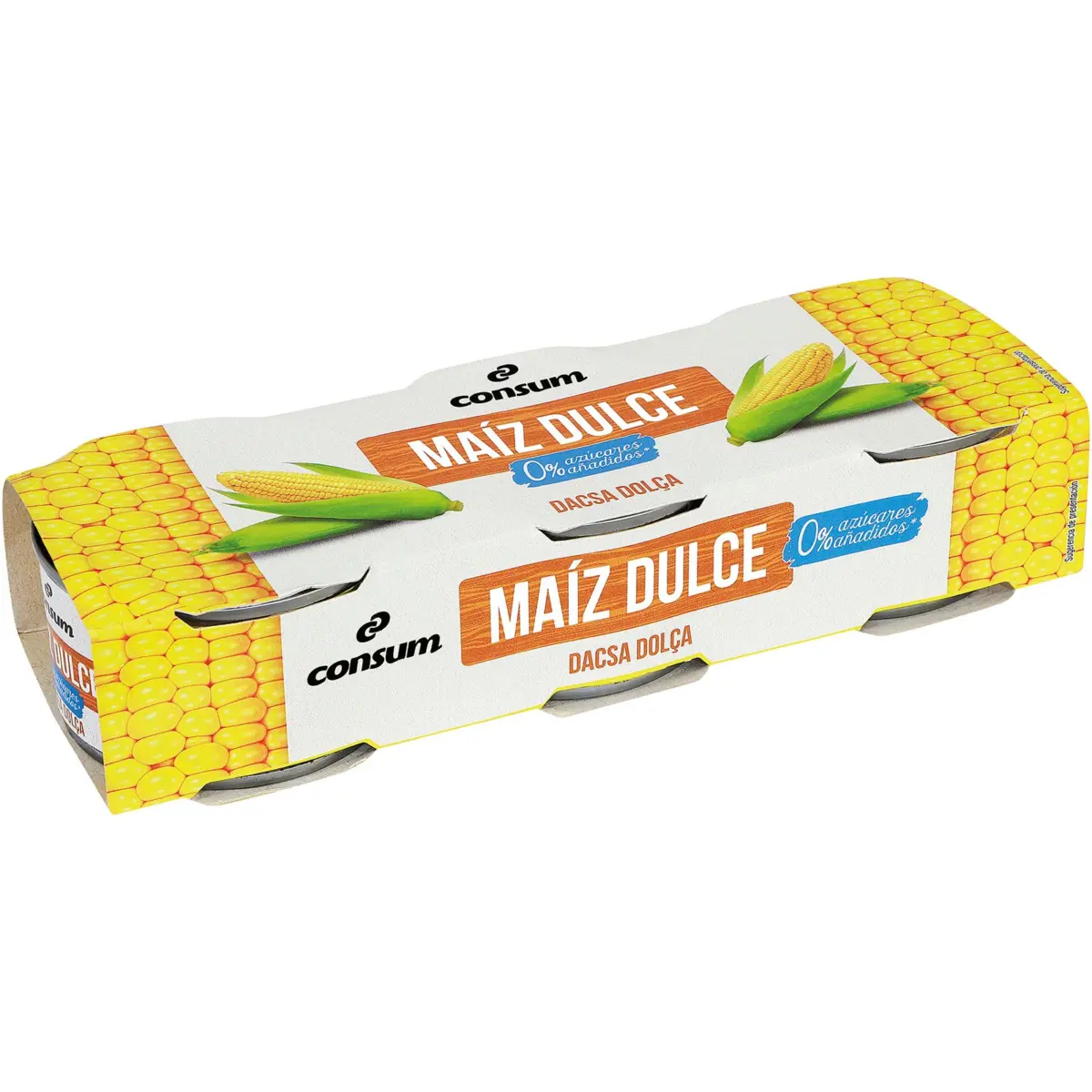 Maïs doux, pack de 3 Consum