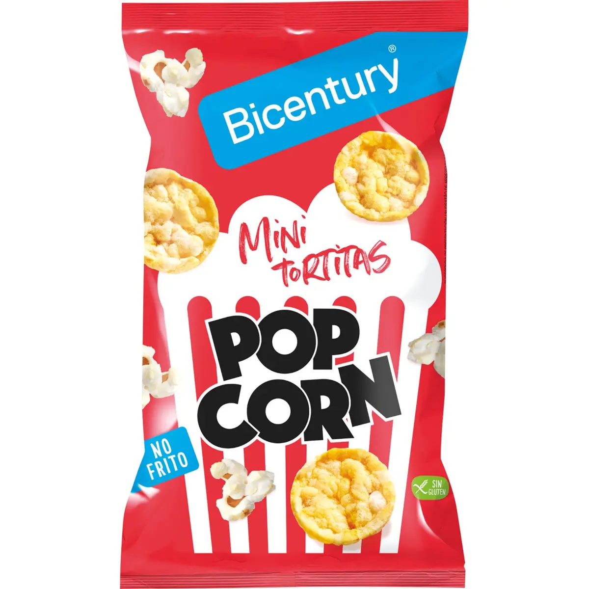 Mini tortitas de blat de moro Pop Corn Bicentury