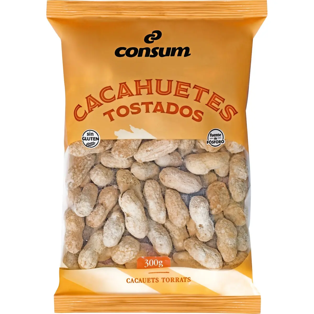 Cacauets torrats amb closca Consum