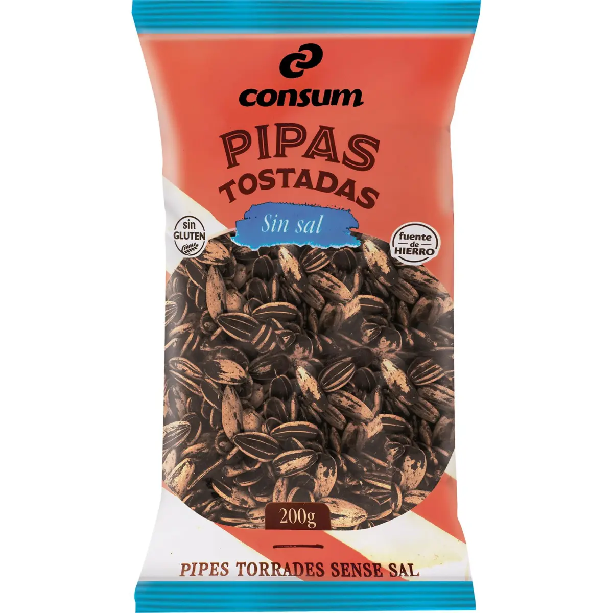 Roasted sunflower seeds, unsalted, pack Consum