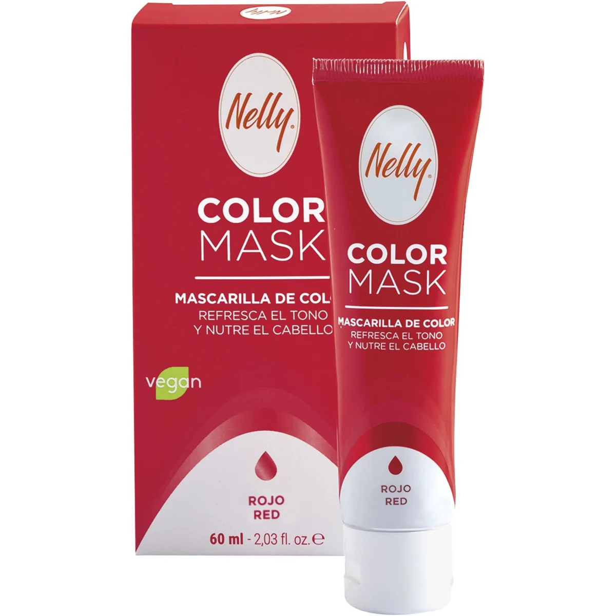 Masque colorant rouge Nelly