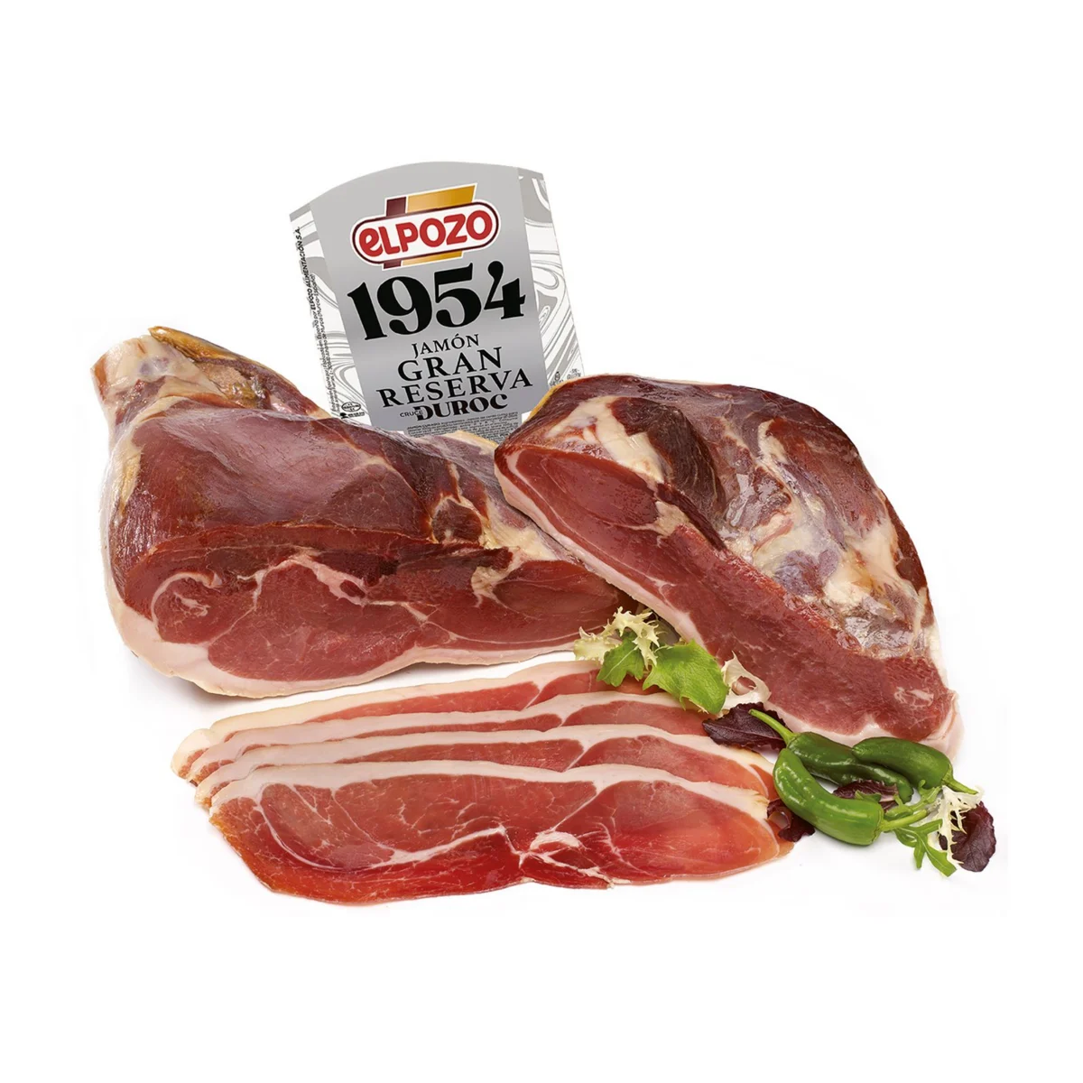 Pernil Gran Reserva, 15 mesos, encreuament Duroc Elpozo 1954