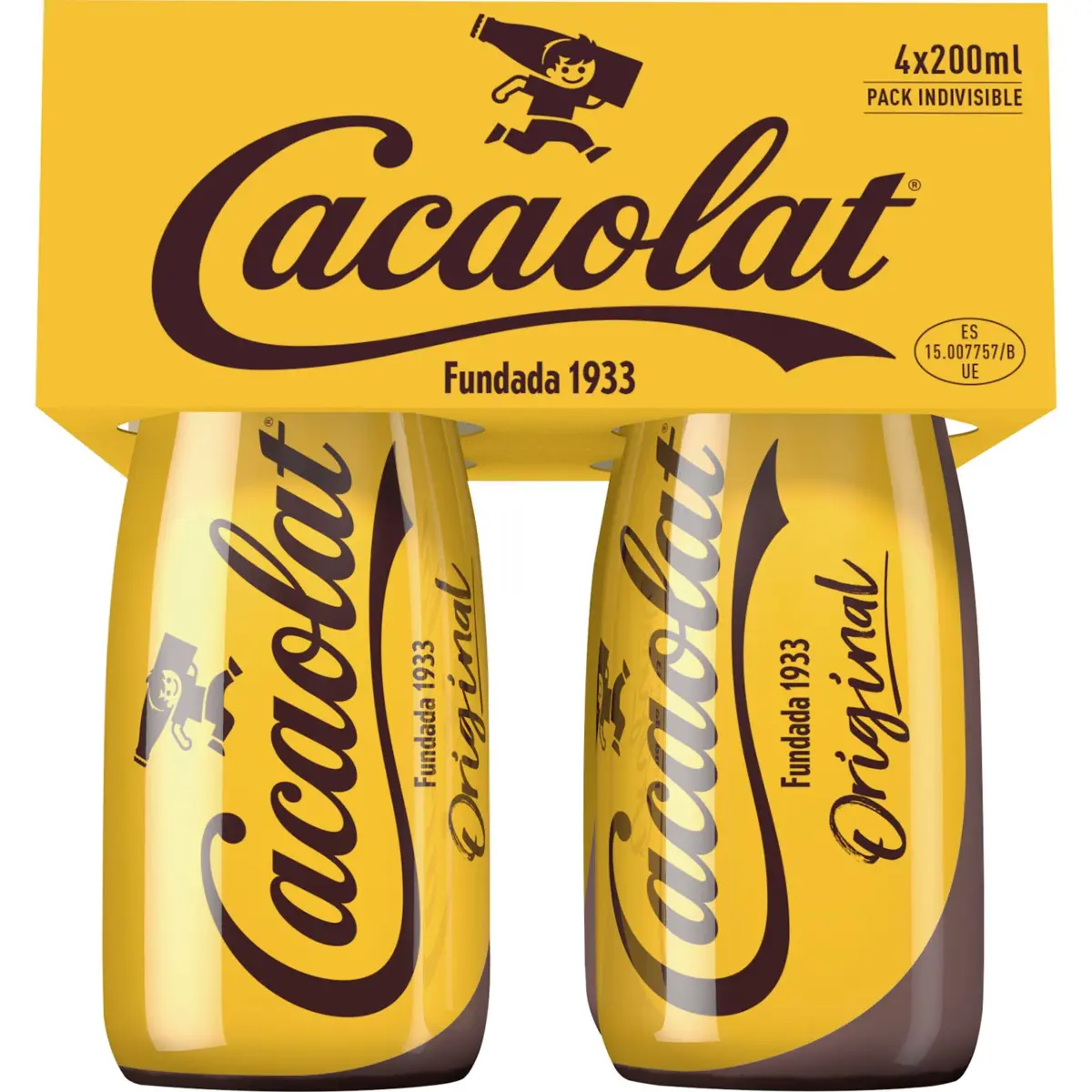 Kakaomilchshake im Fläschchen Cacaolat
