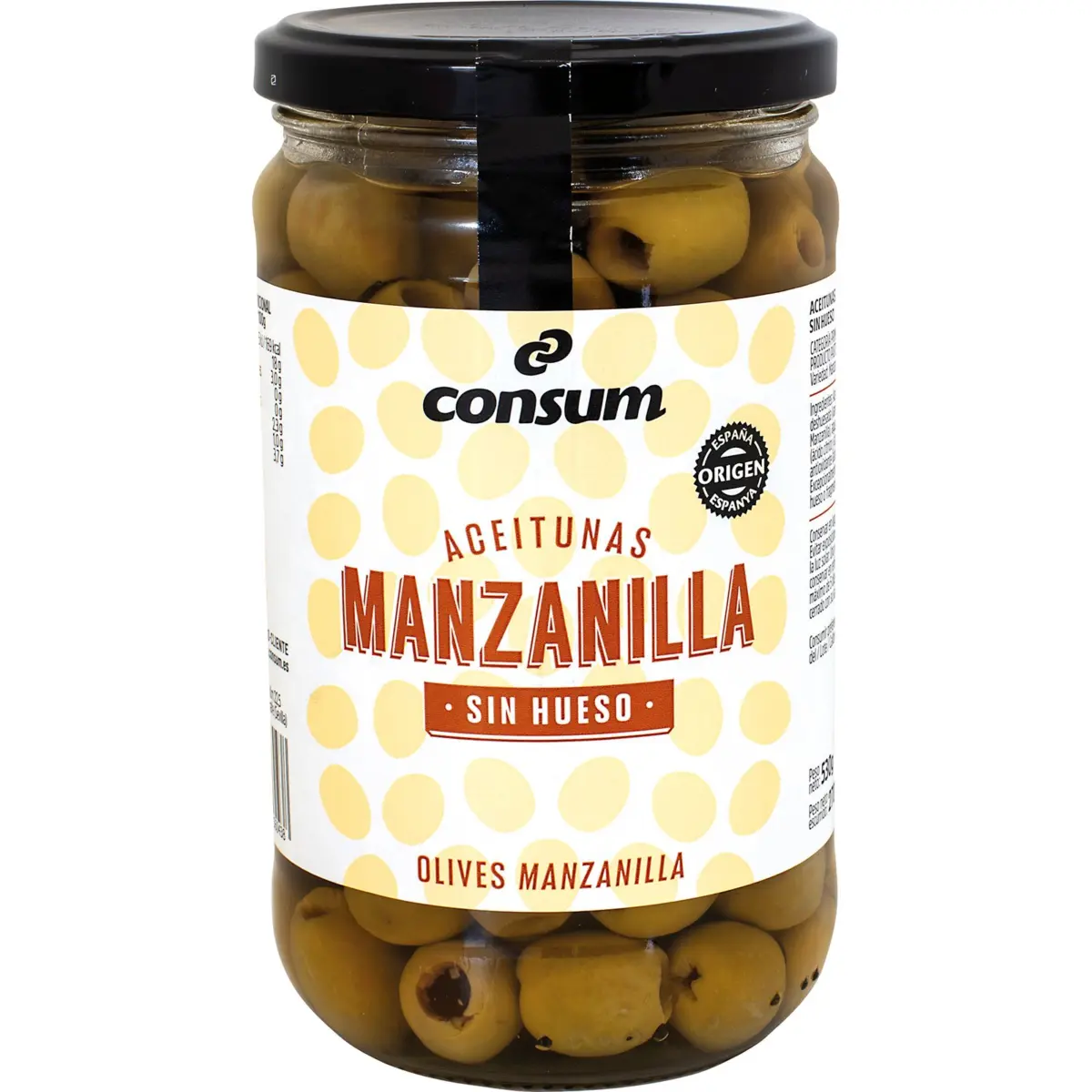 Pitted Manzanilla Olives Consum