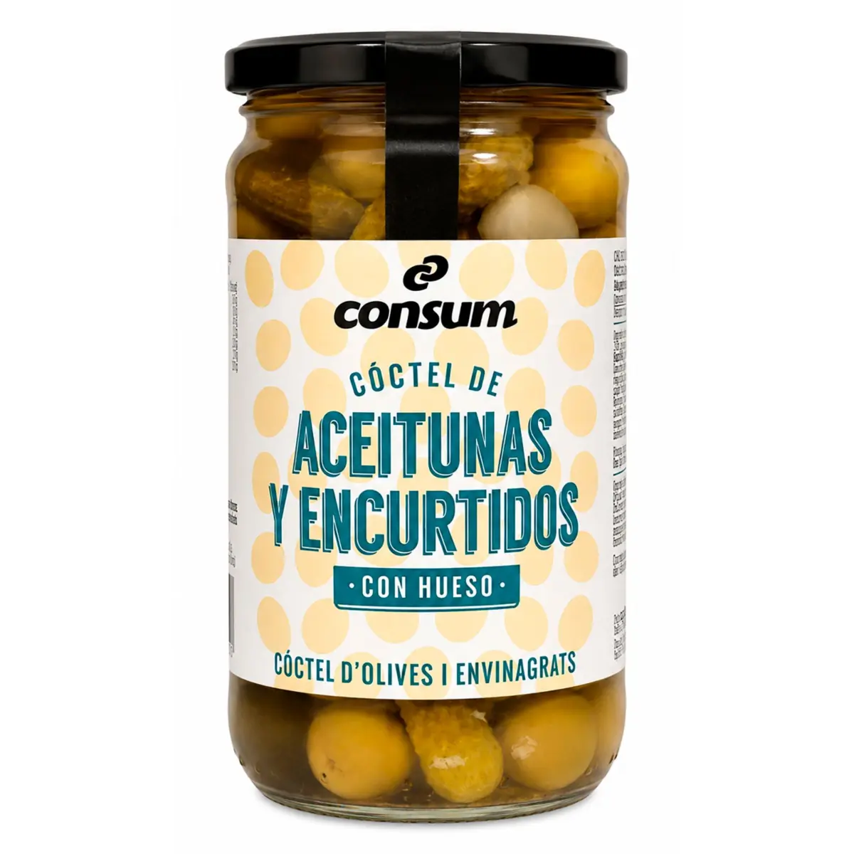 Cóctel Aceit.Encurtidos con Hueso Consum