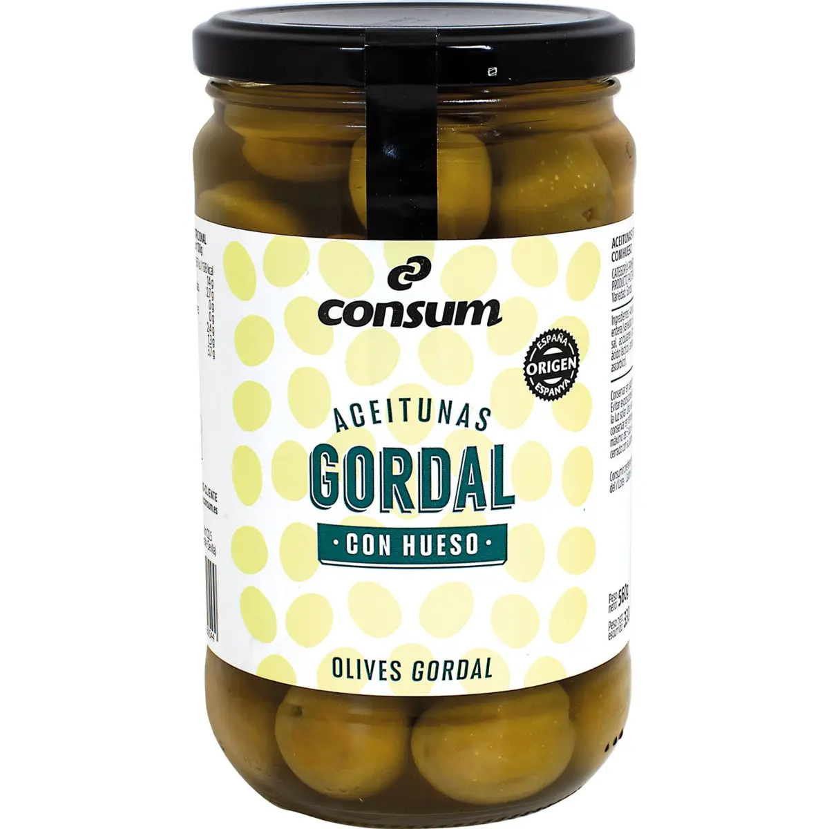 Gordal-Oliven mit Stein Consum