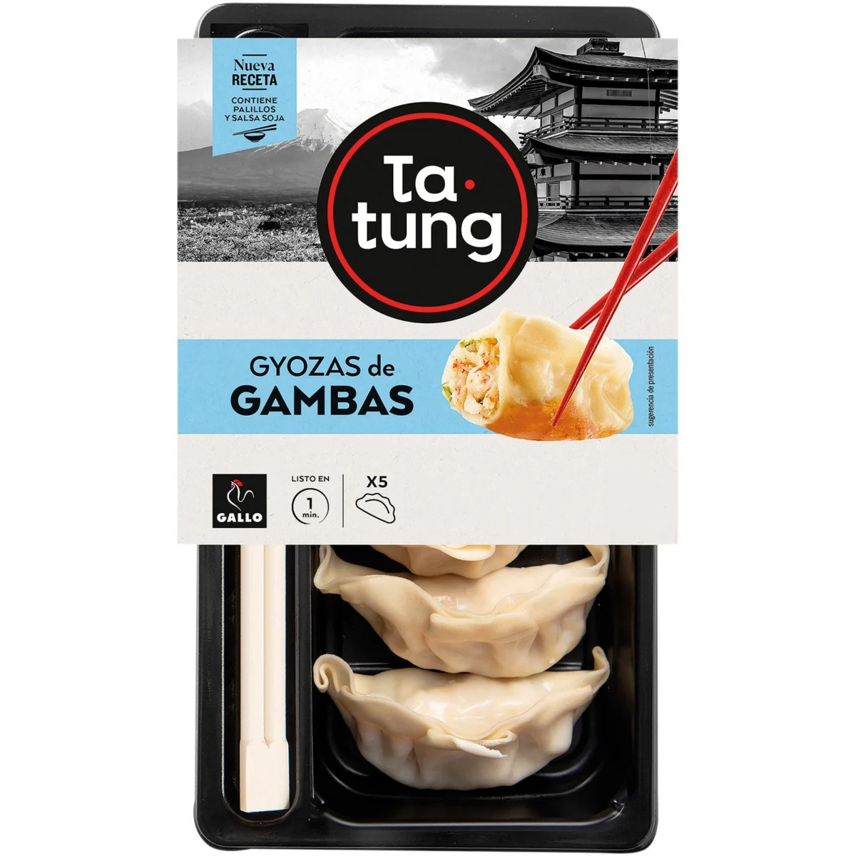 Shrimp gyozas Ta-Tung
