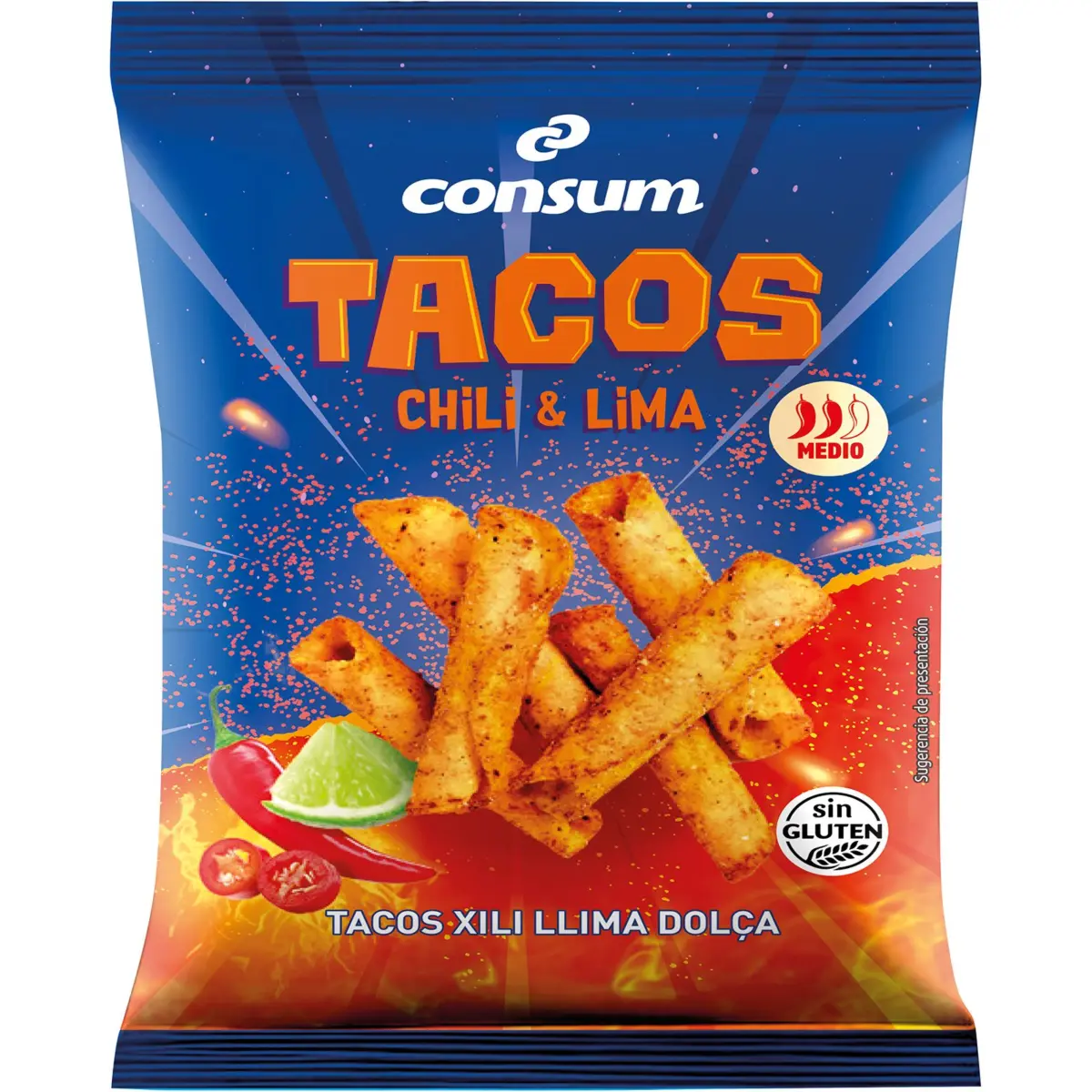 Scharfe Tacos, Tüte Consum