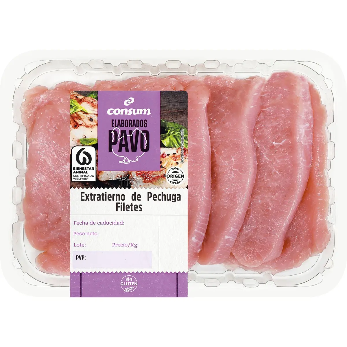 Extra-tender turkey breast fillets Consum