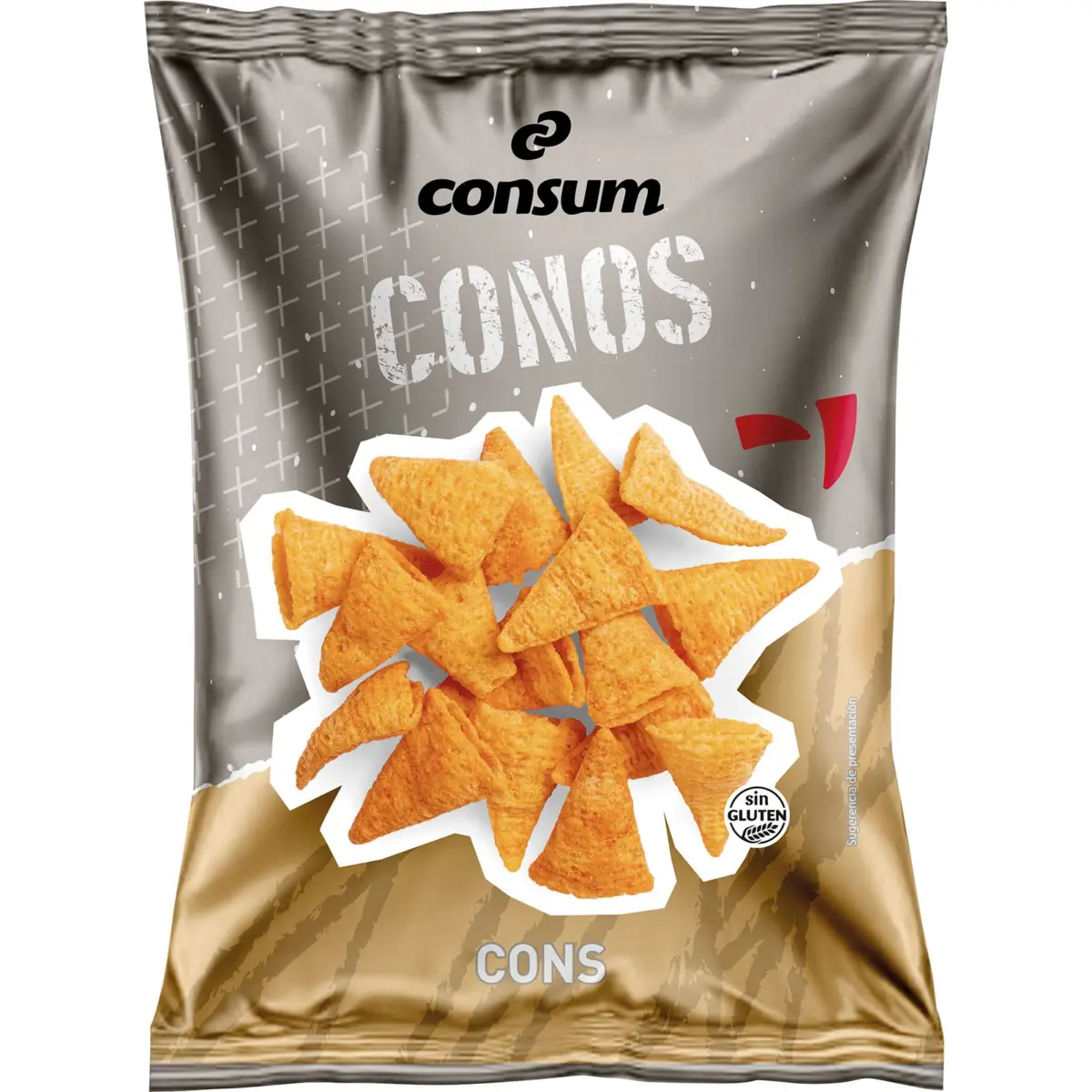 Corn cones with cheese flavour Consum