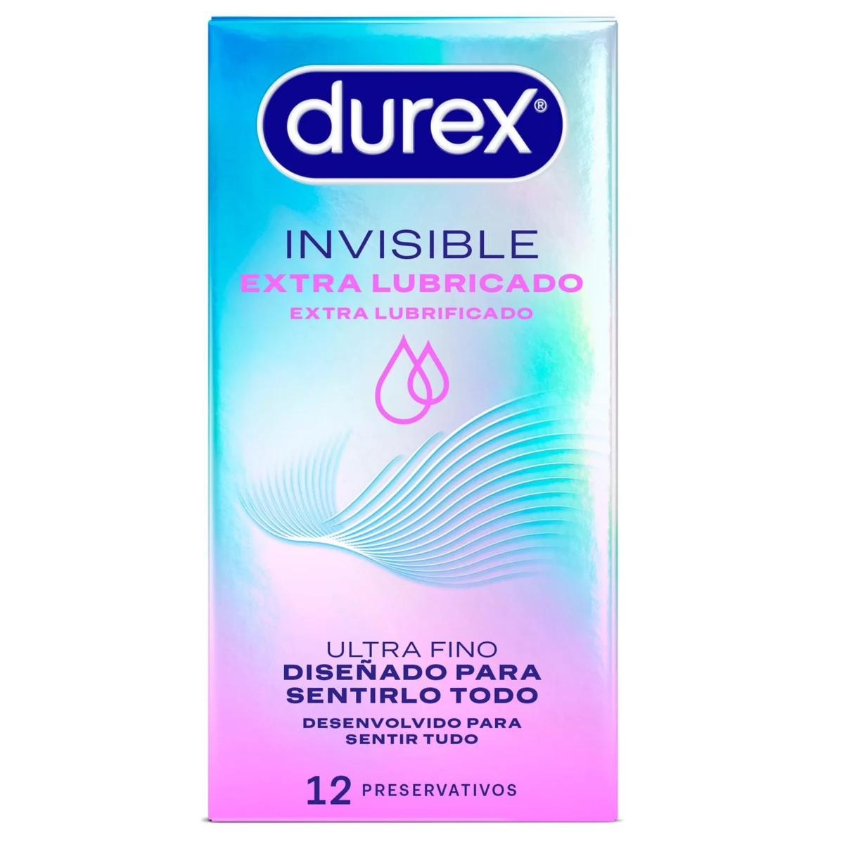 Profiláctico Invisible Extra Lubricante Durex