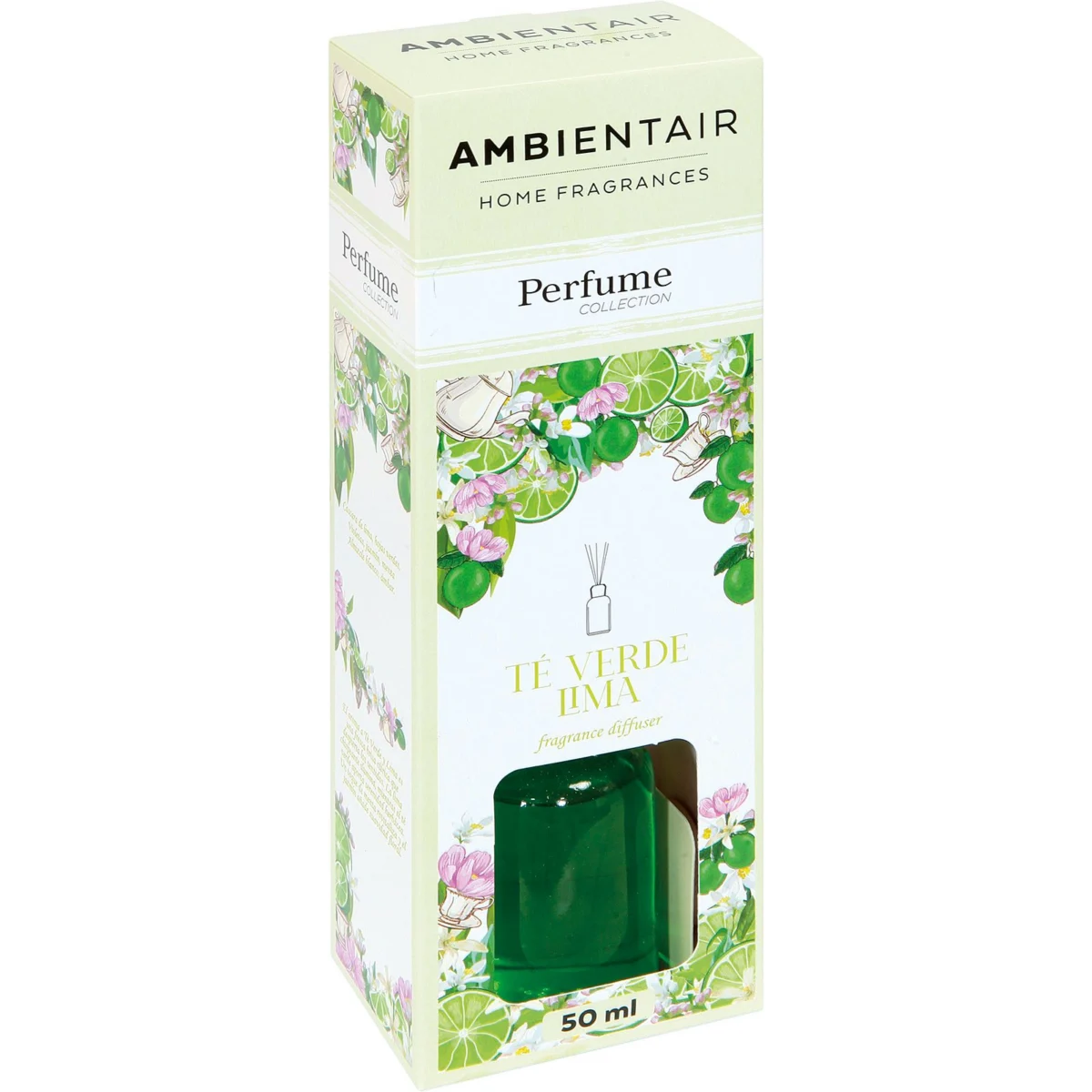 Diffuseur Mikado Parfum Thé vert et citron vert Ambientair