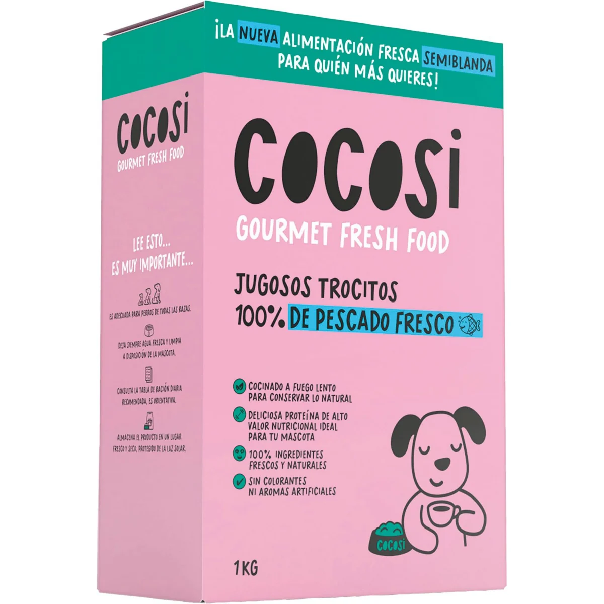 Halbfeuchtes Hundefutter mit Fischgeschmack Cocosi