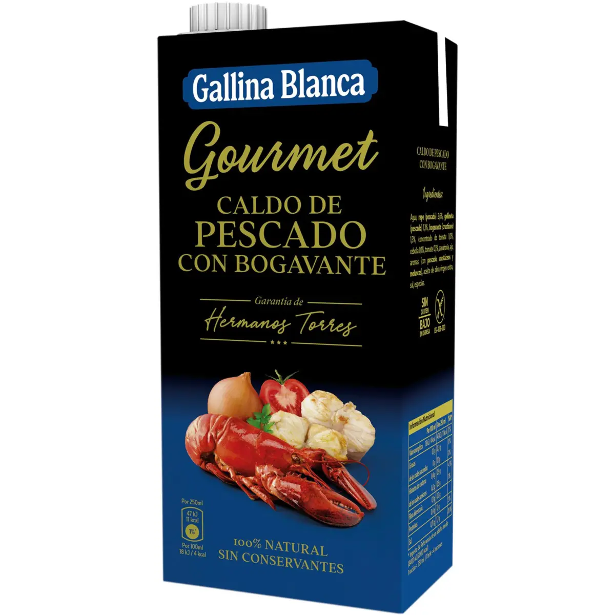 Brou de peix amb llamàntol Gourmet G.blanca