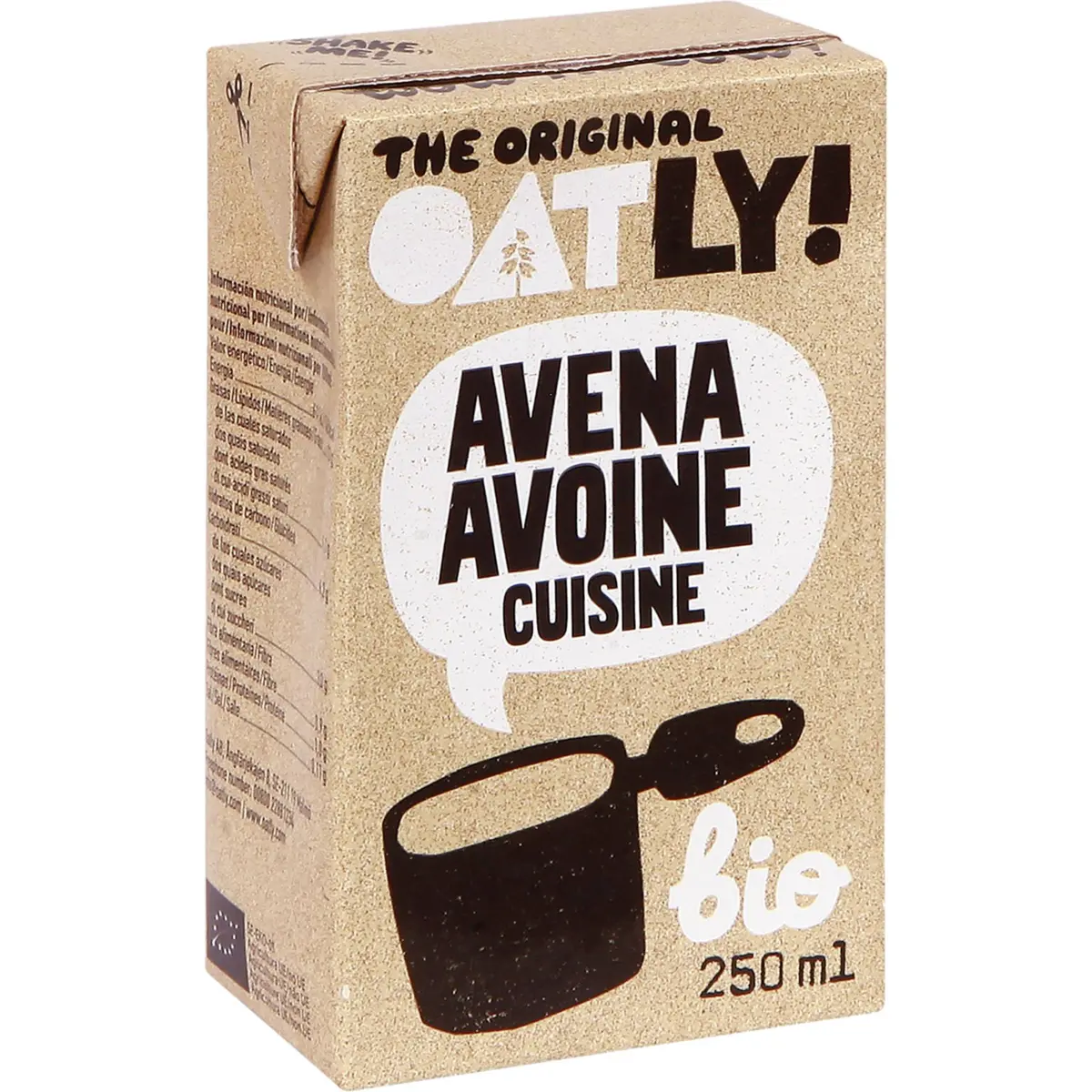 Crema de civada ecològica per cuinar Oatly