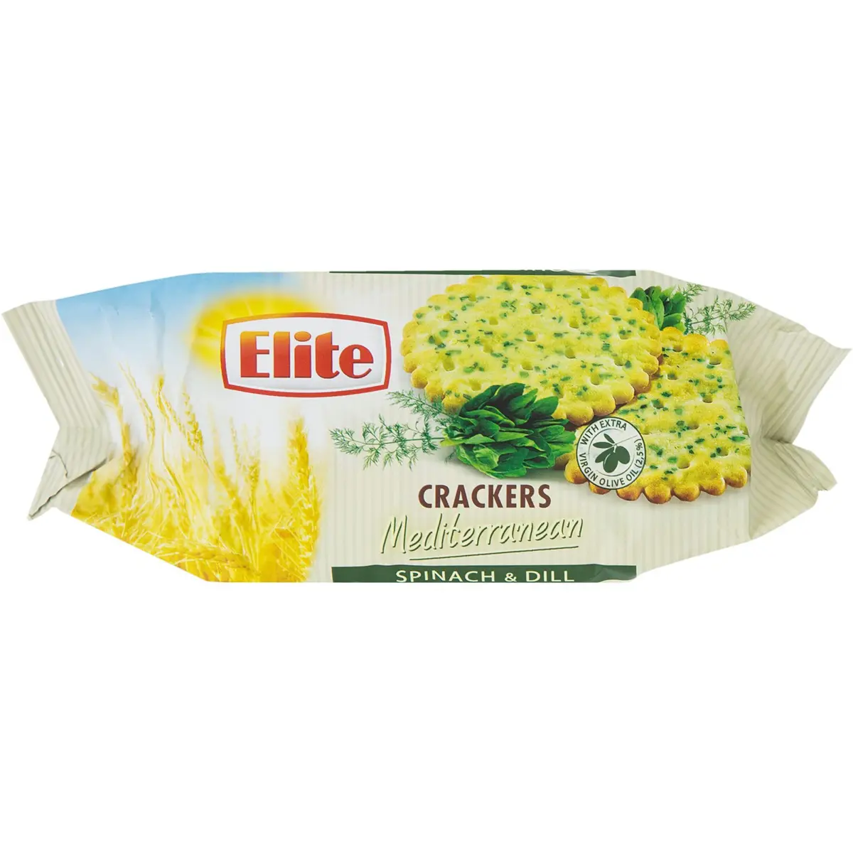 Spinach and dill crackers Elite
