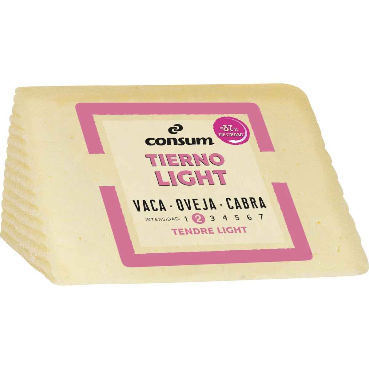 Queso Tierno Light Cuña Consum