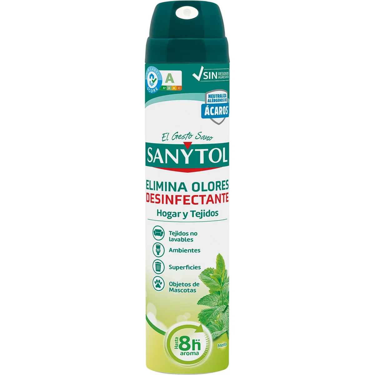 Désinfectant textiles et maison Menthe Sanytol