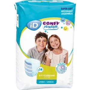 Pañal Junior Braguita Noche 8-11 Años 25-37K Comfy