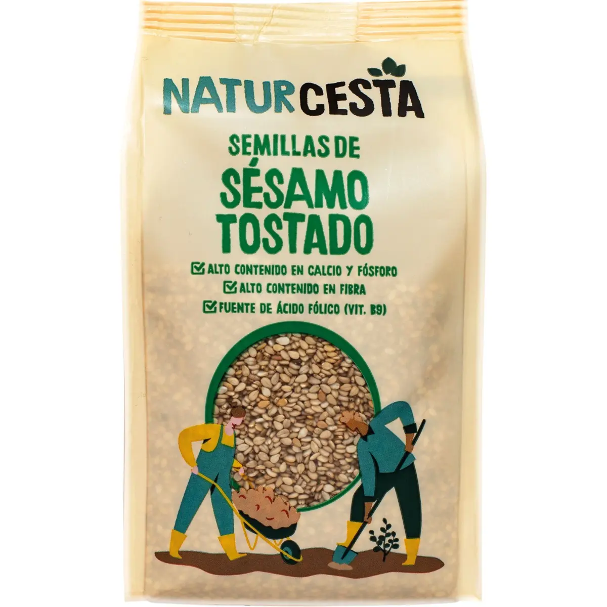 Graines de sésame grillées Naturcesta