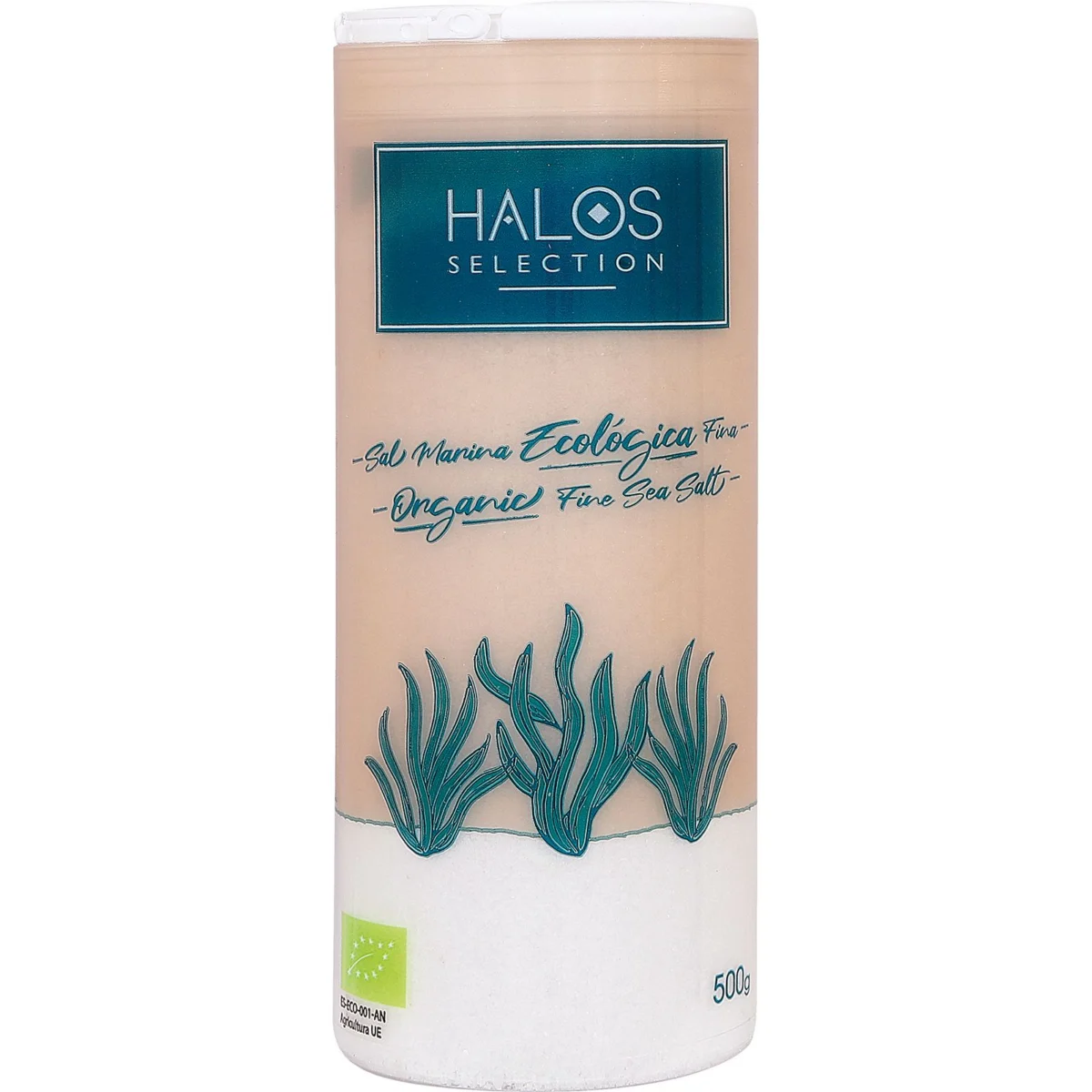 Organic Fine Sea Salt Shaker Halos