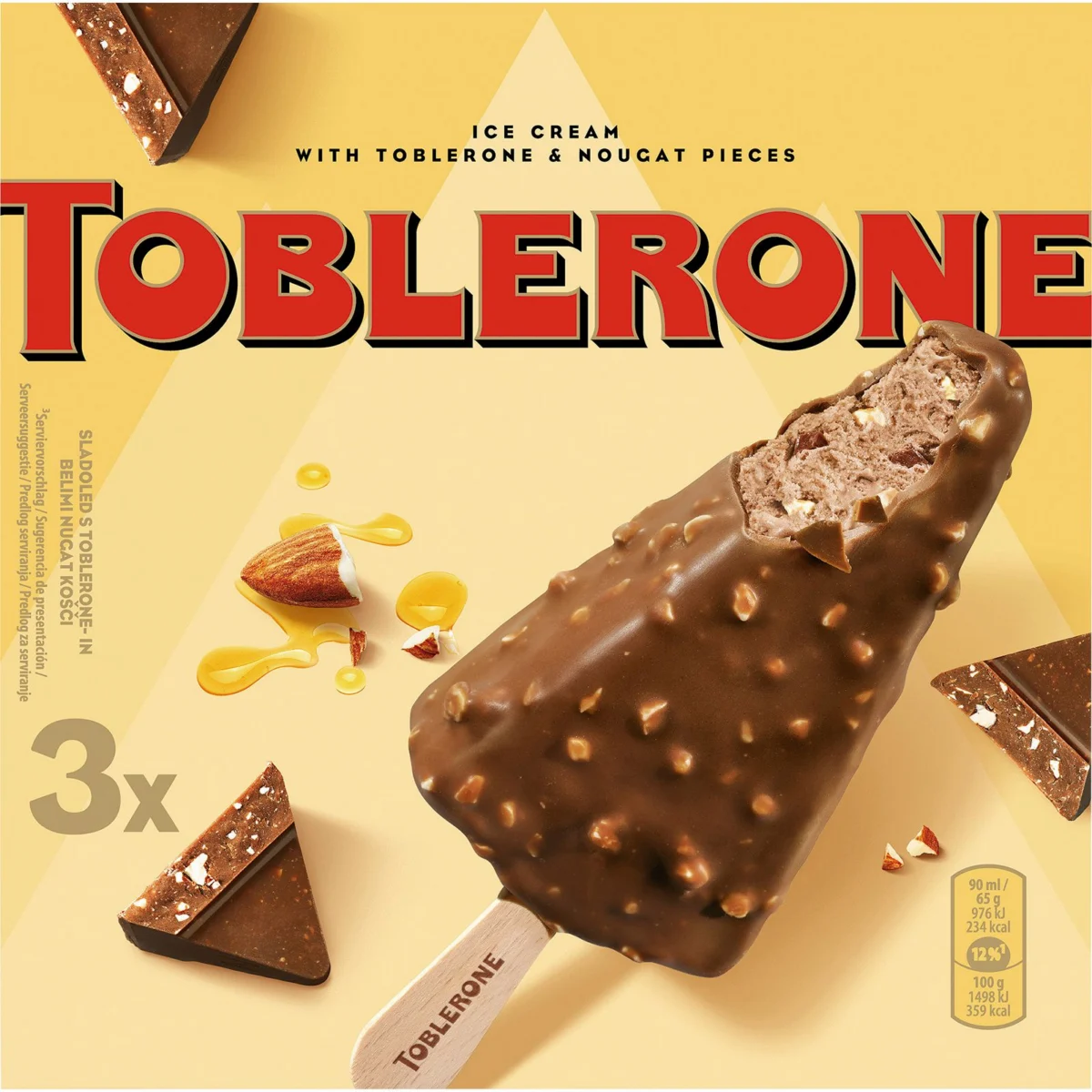 Bombón Toblerone pack de 3