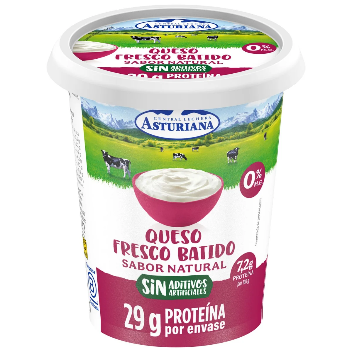 Formatge fresc batut Asturiana