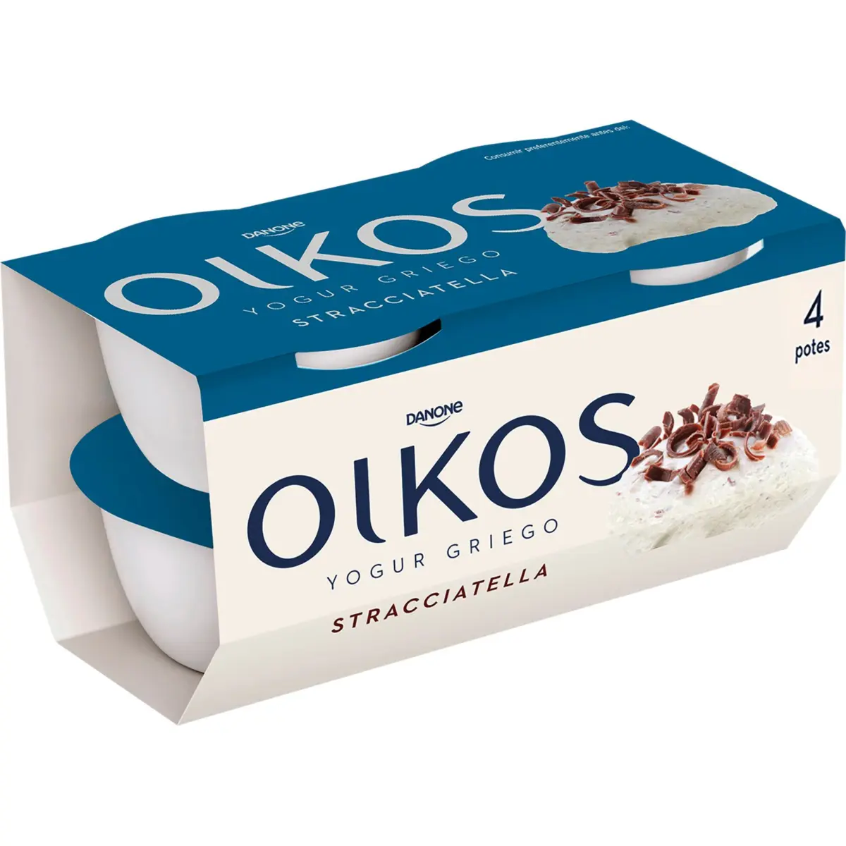 Oikos Greek yogurt stracciatella Danone