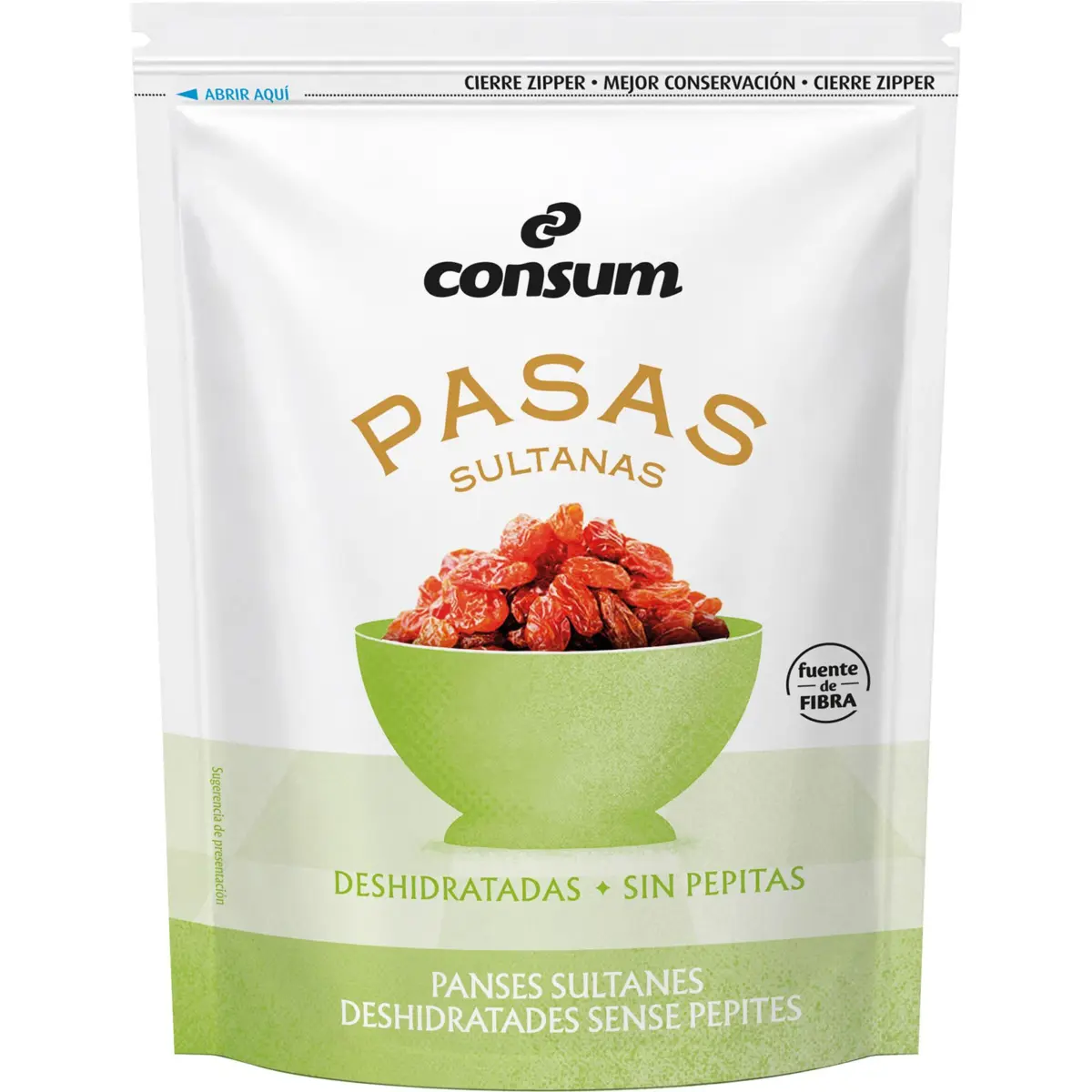 Raisins secs sultanines Consum