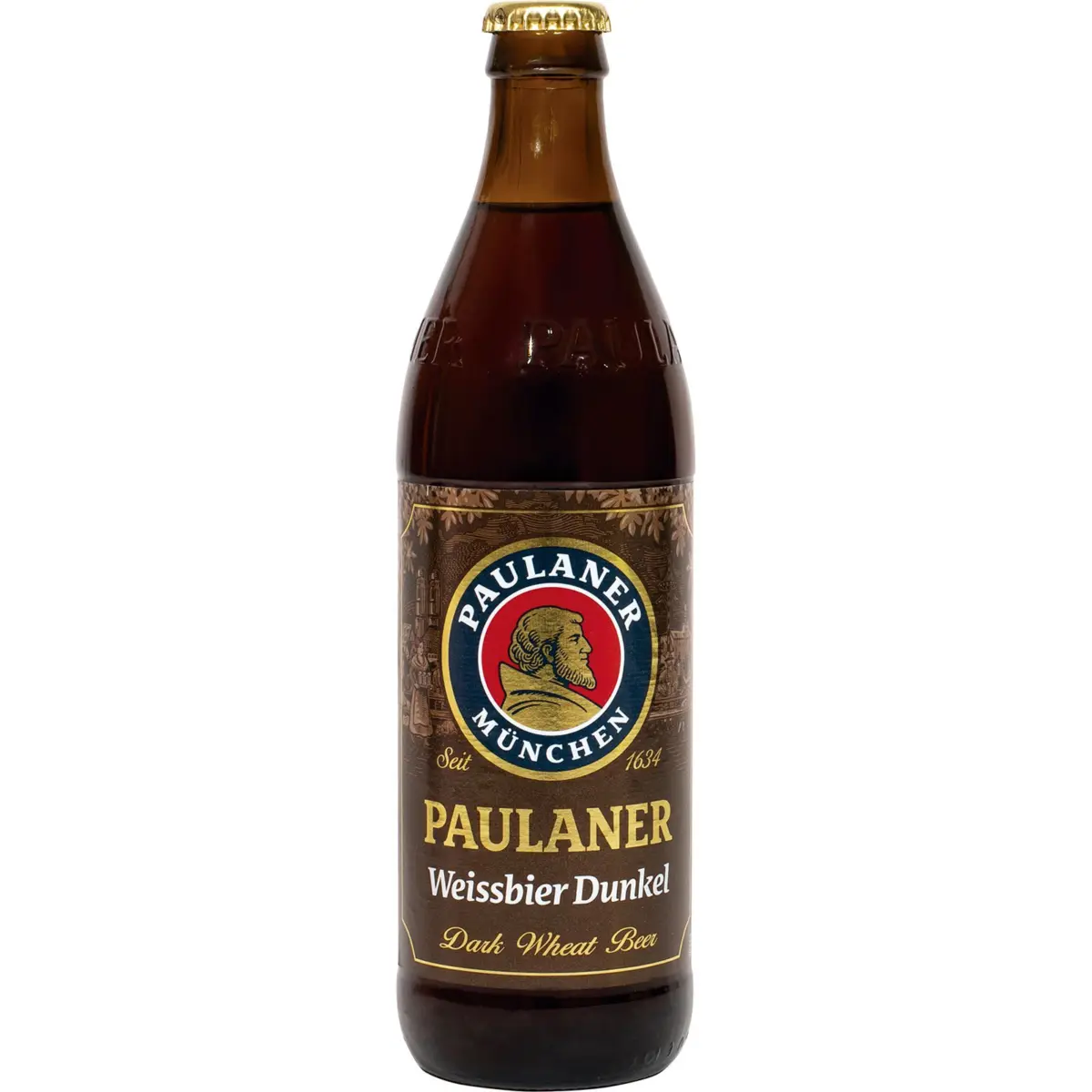 Dunkelbier Flasche Paulaner