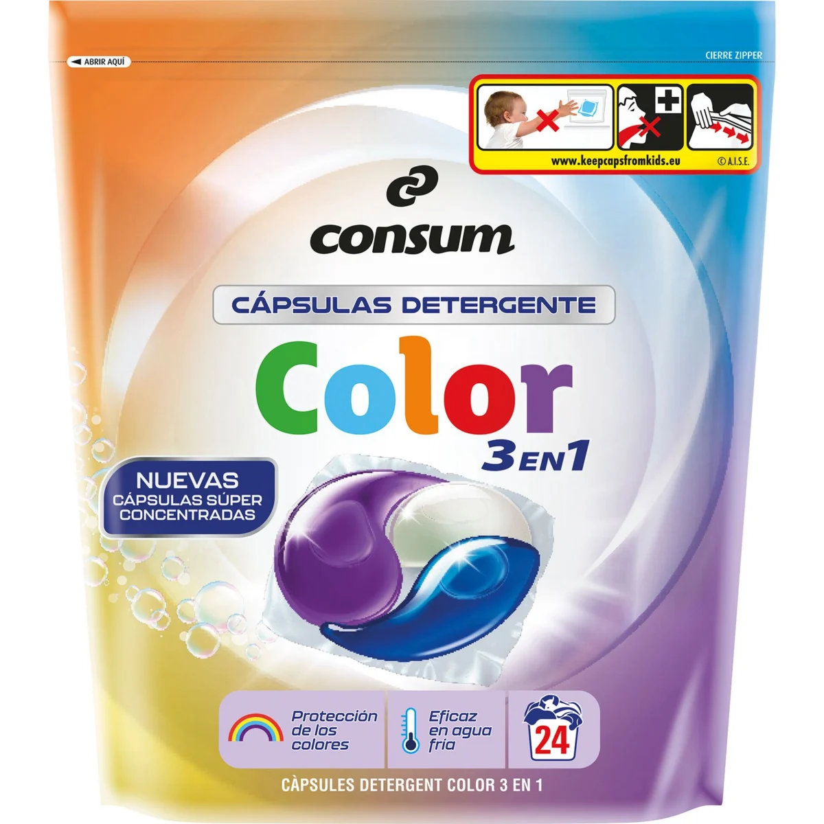 Detergente Cápsulas Color Consum