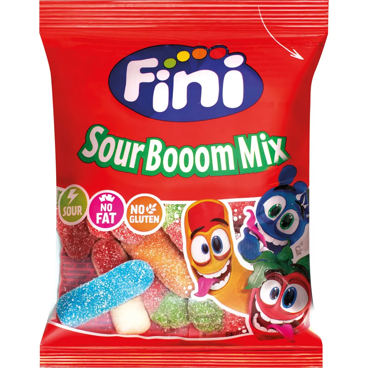 Assortiment de confiseries acidulées Sour Boom Mix Fini
