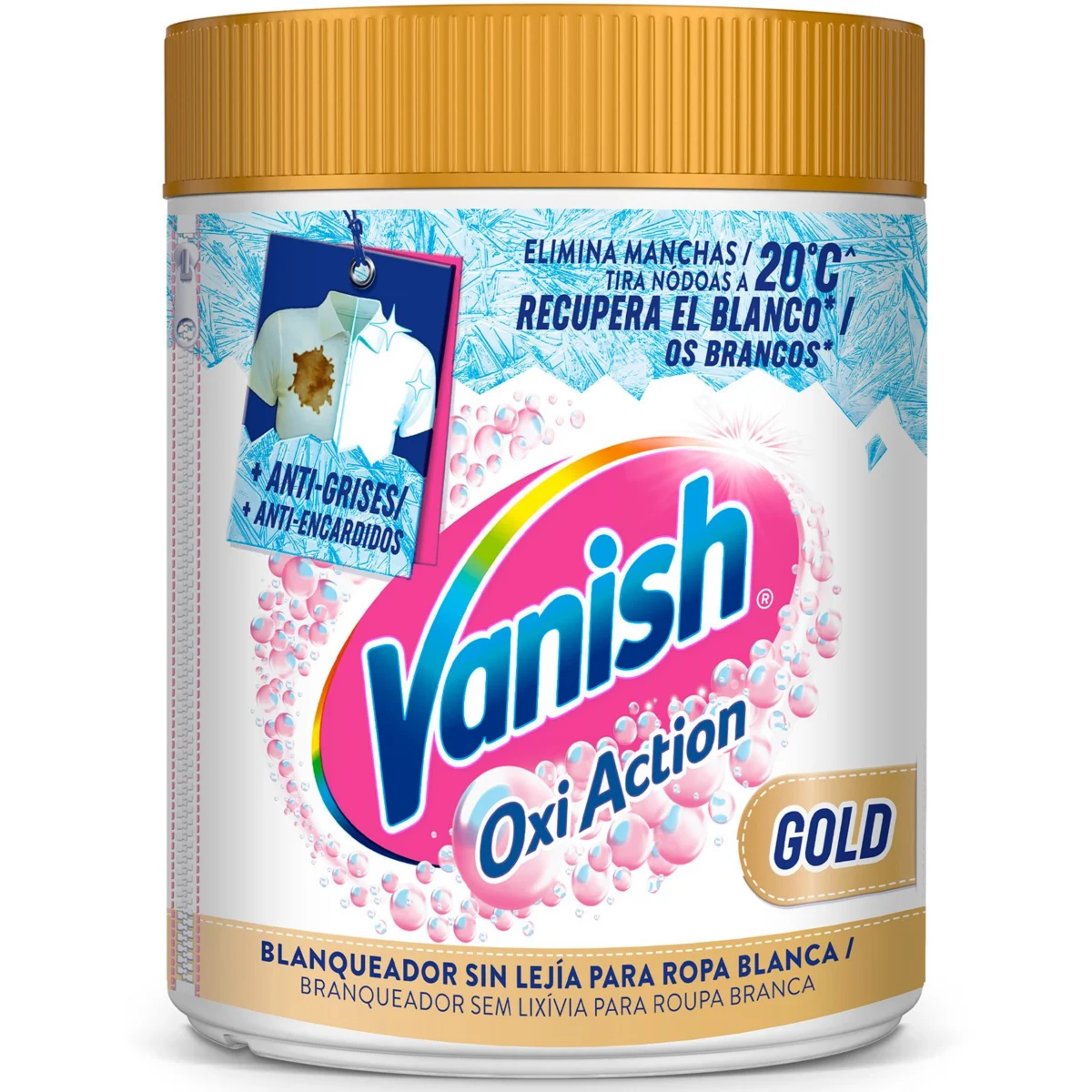 Waschverstärker Gold White Vanish