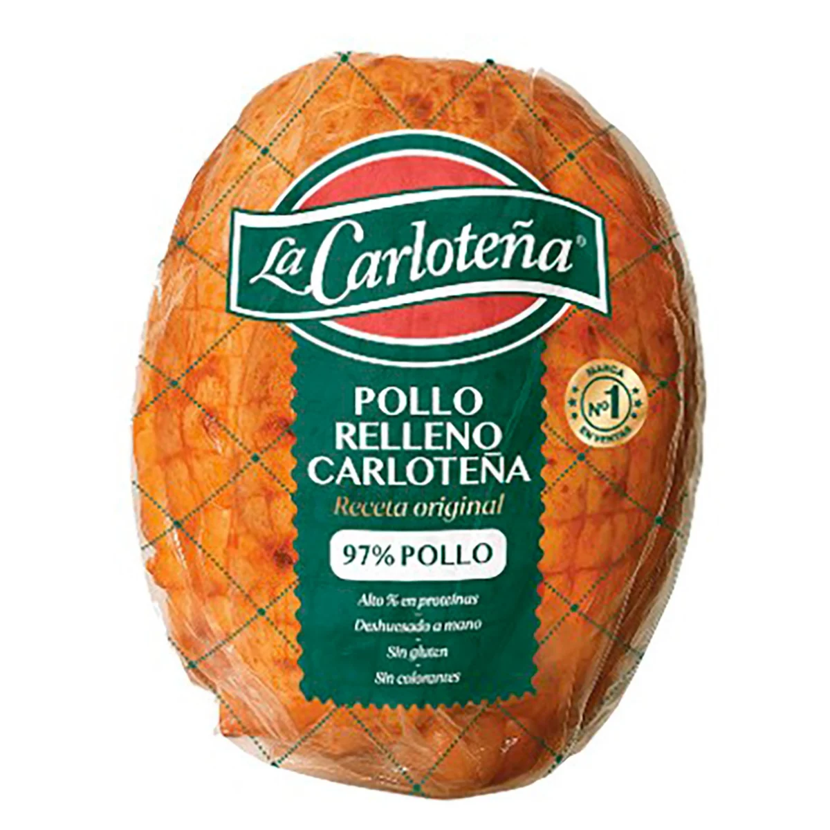 Stuffed chicken with almonds 0.25% and 97% meat Carloteña