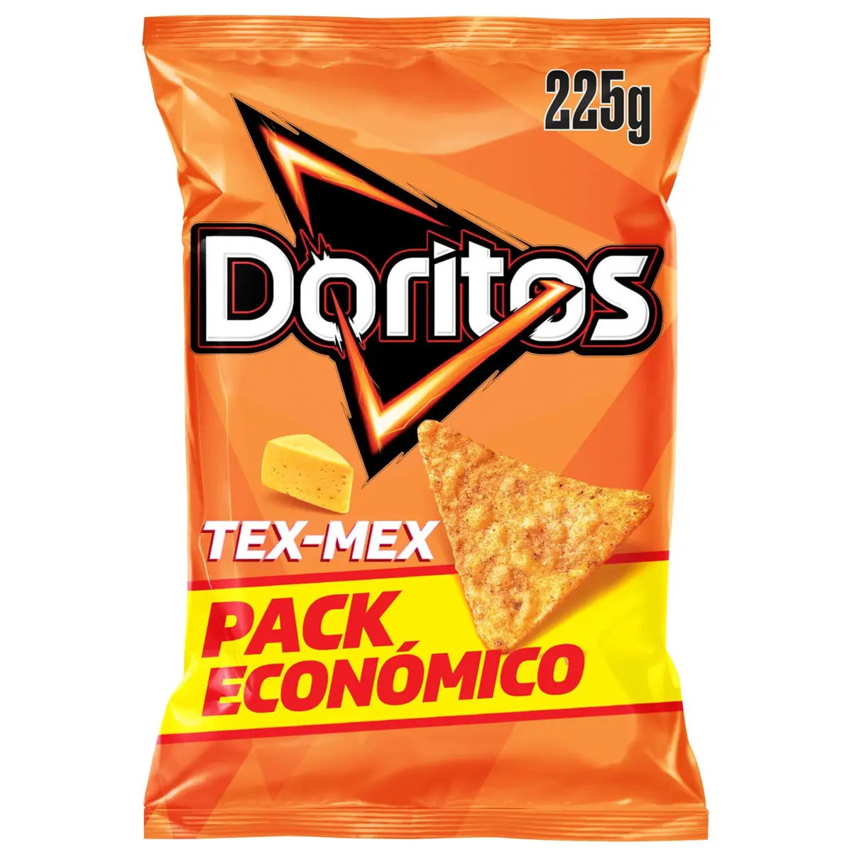 Tex-Mex corn triangles Doritos, value pack