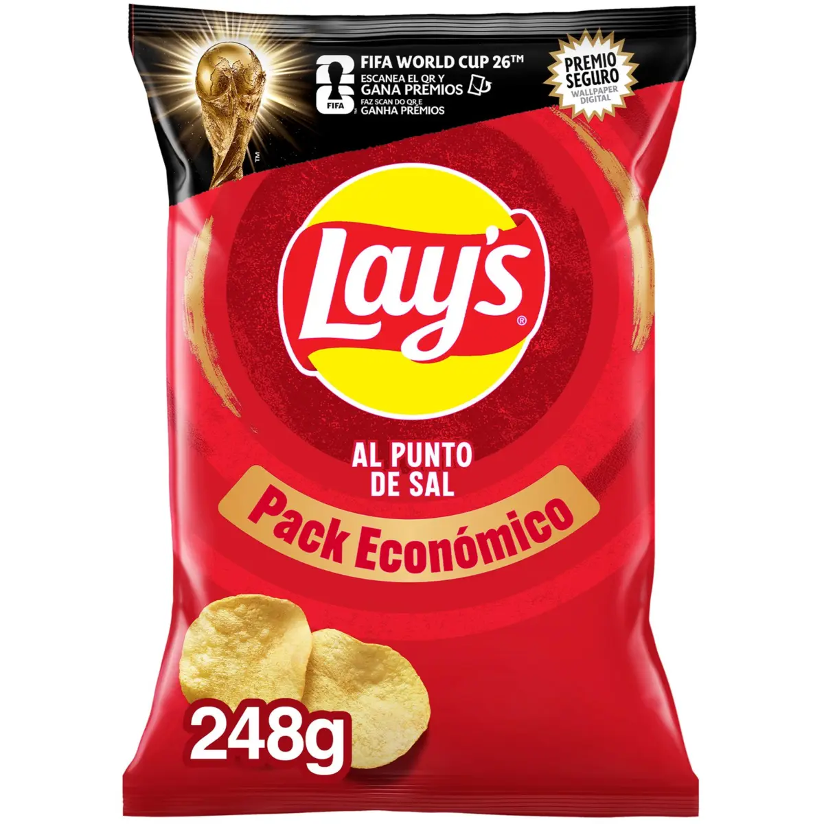 Chips nature à teneur modérée en sel Lay's