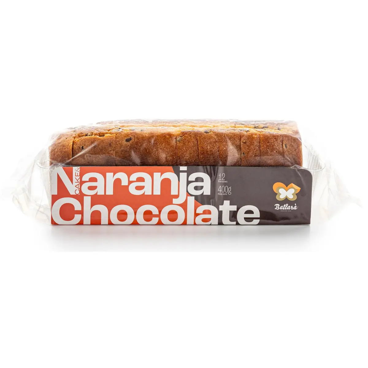 Pastís de xocolata i taronja tallat Ballarà
