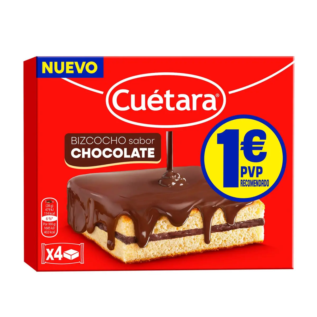 Gâteau au chocolat Cuetara