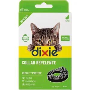 Collier répulsif noir pour chats Dixie