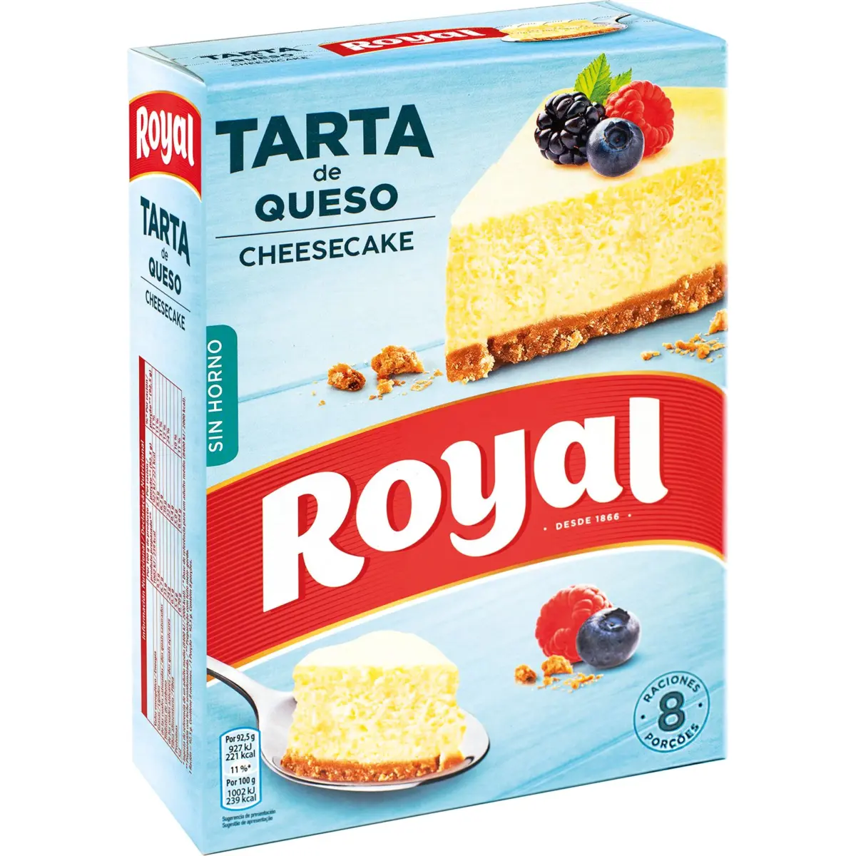 Preparat per a pastís de formatge Royal