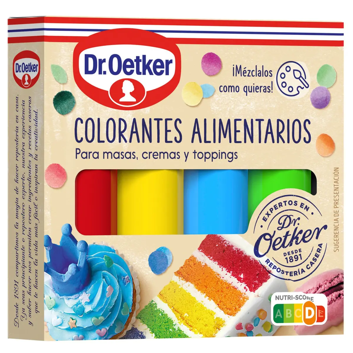 Пищевые красители, 4 шт. Dr.oetker